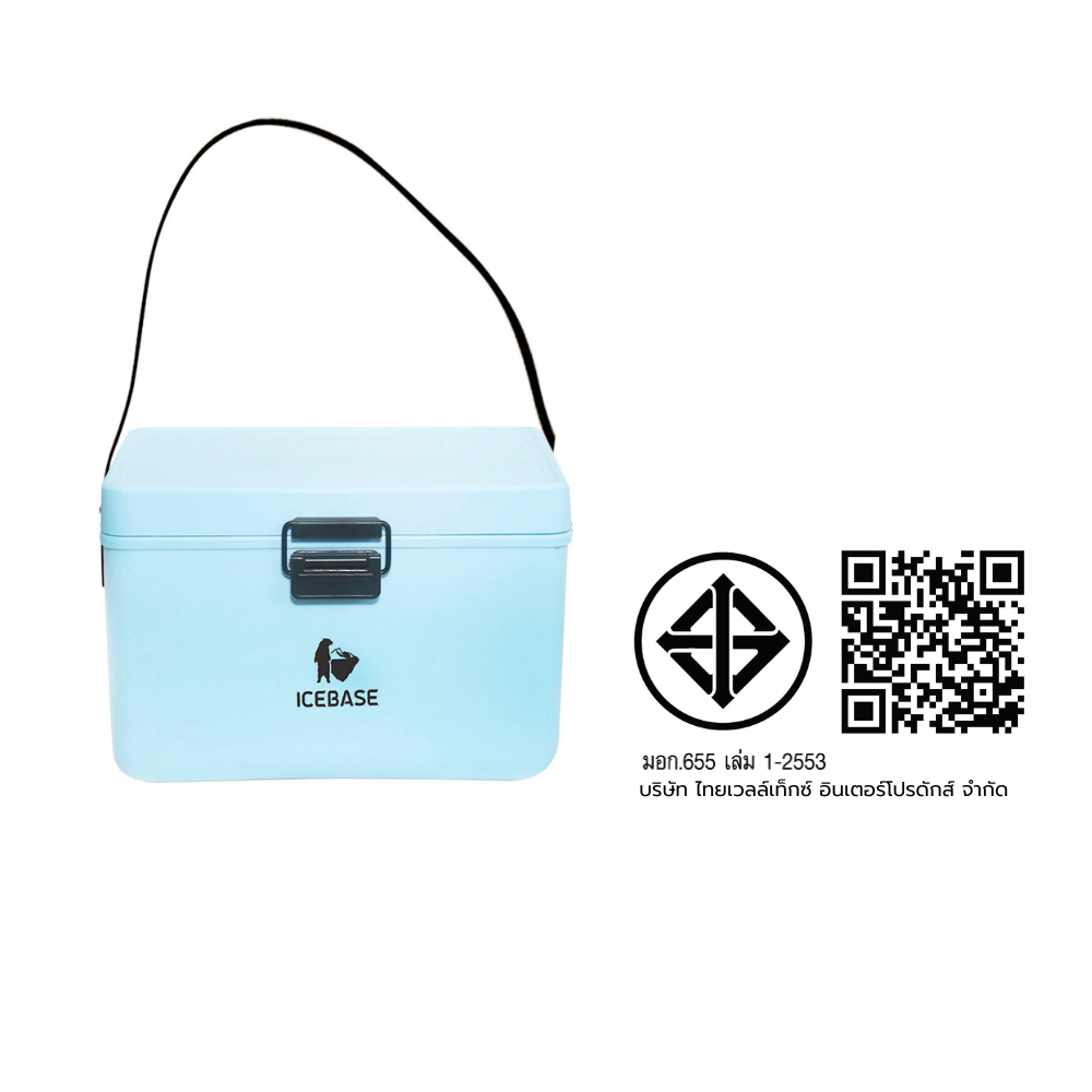 กระติกน้ำแข็งเก็บความเย็น ICEBASE รุ่น CLP-310BLS (VENUS) ขนาด 12 ลิตร สีฟ้า_11